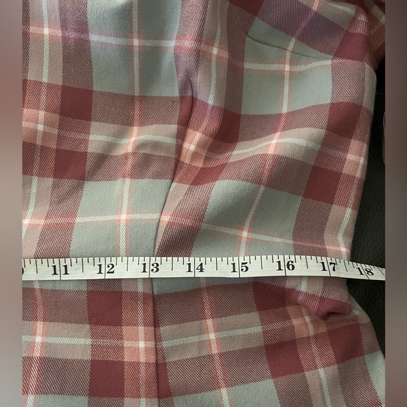Collectif Classic Red and Gray Check Midi Dress EUC - Picture 8 of 12